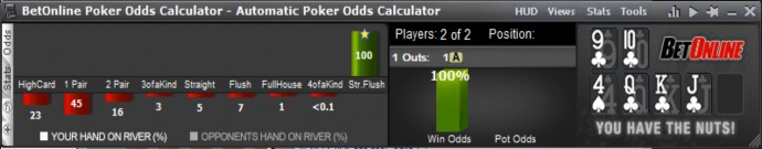 Automatic Poker Calculator